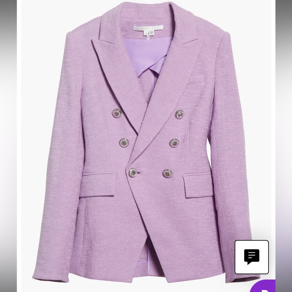 Veronica Beard Miller Dickey Jacket in Violet - Picture 4 of 14